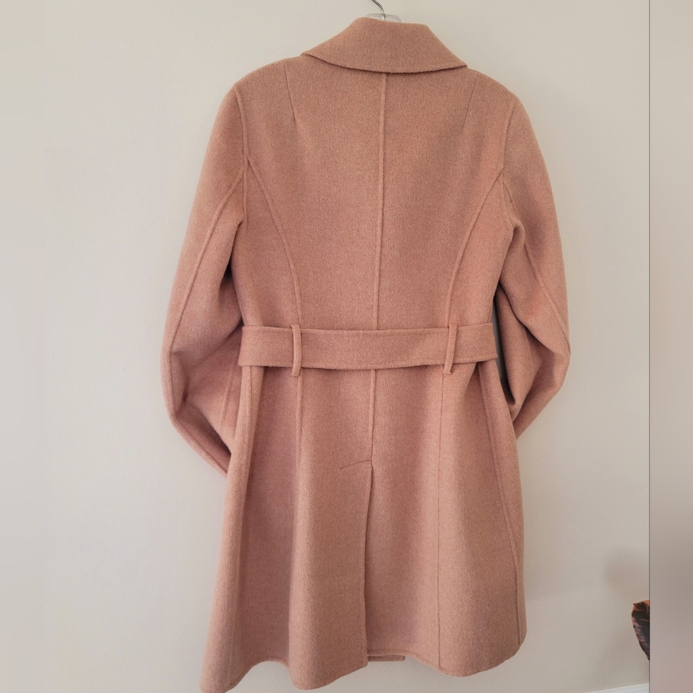 Banana Republic Belted Short Wool Coat with Pockets, M - Picture 6 of 16